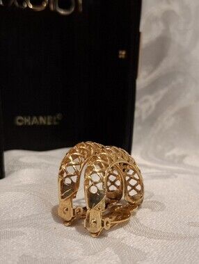 REAL GOLD SOLID EARRING Clip-On Earrings